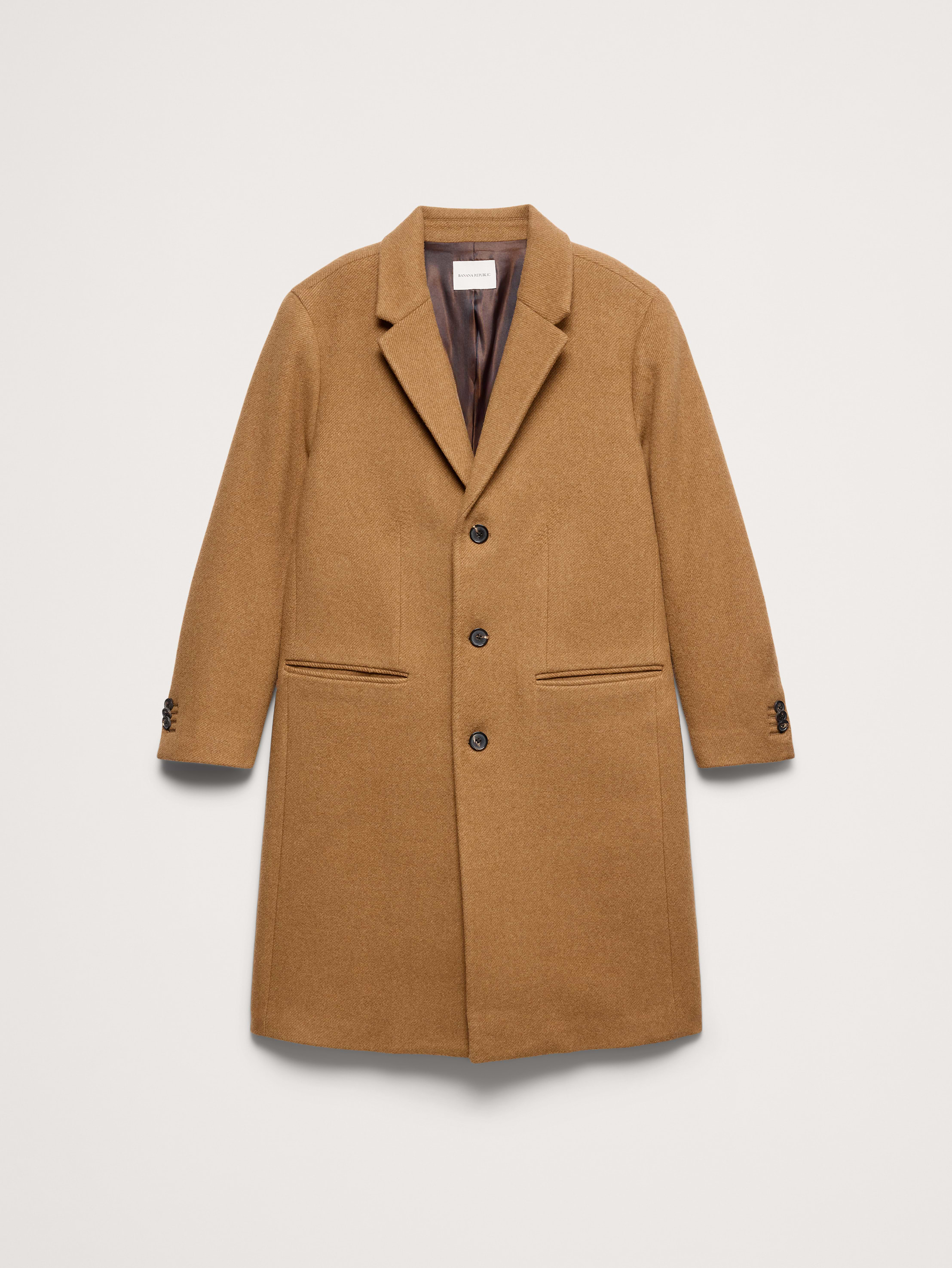 Italian Melton Top Coat | Banana Republic