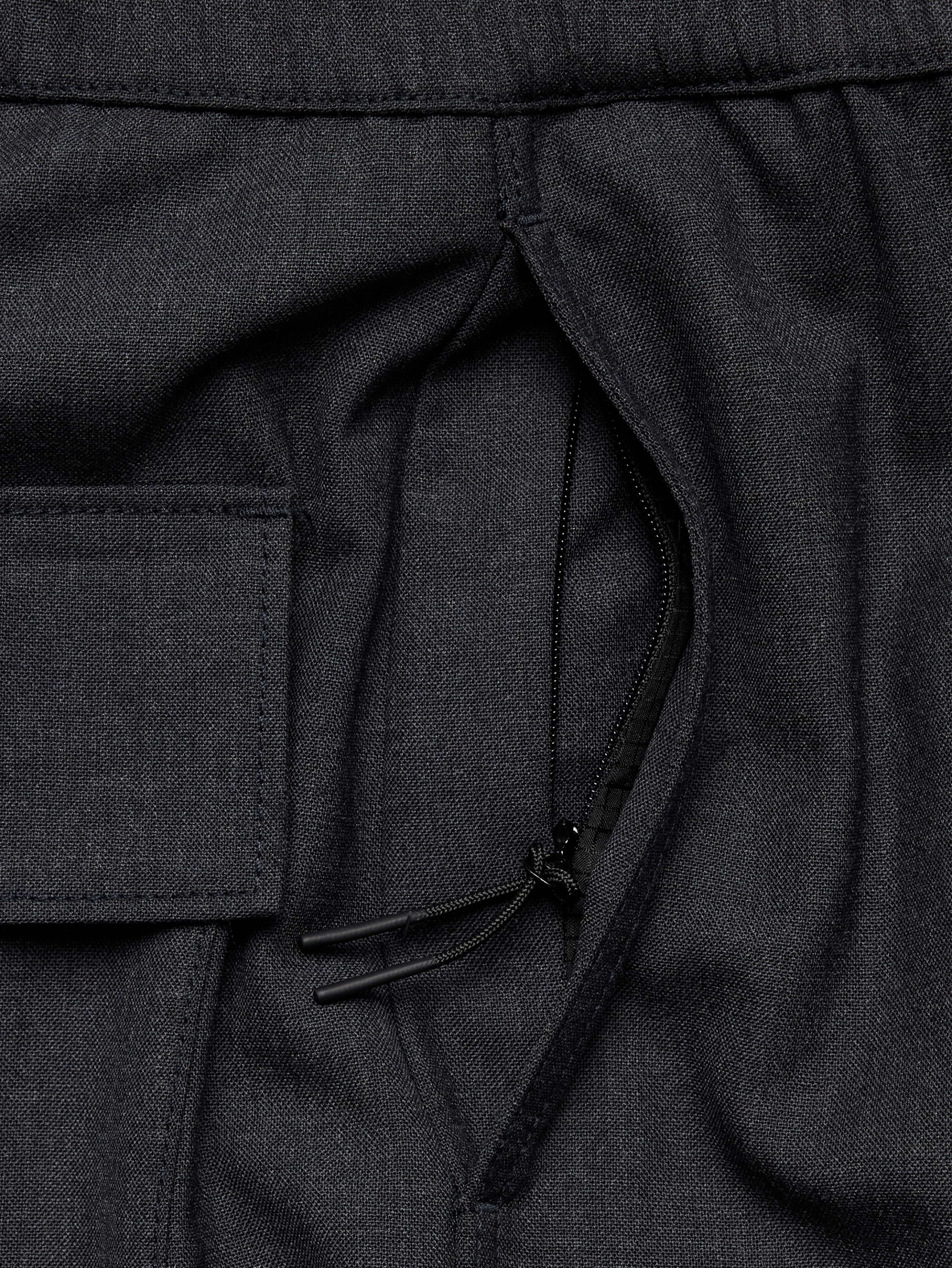 Image 6 of 8, Relaxed Barrel Wool-Blend Pull-On Pant