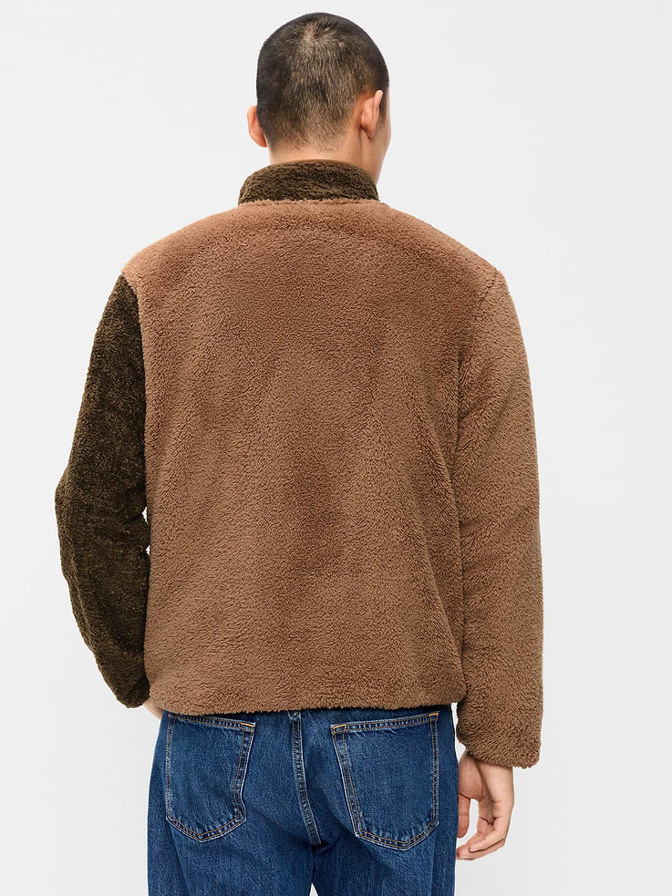 Image 2 of 5, Sherpa Full-Zip Jacket