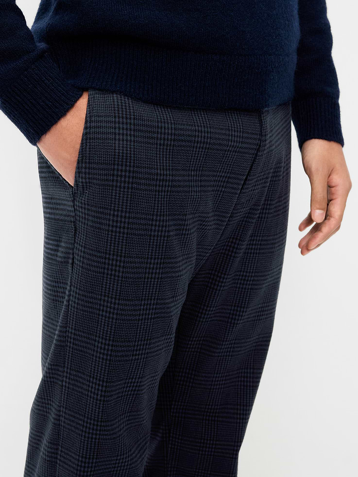 Image 4 de 5, Pantalon habillé droit années 90 en sergé
