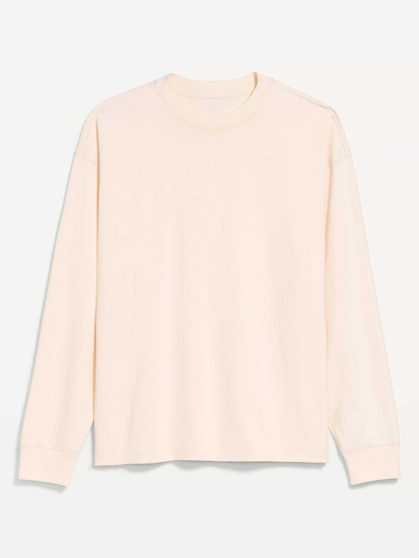 Oversized Long-Sleeve Crew-Neck T-Shirt | Old Navy
