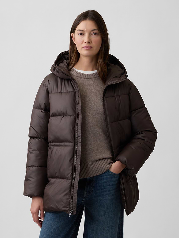 Relaxed Puffer Coat