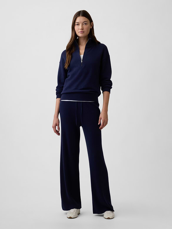 CashSoft Relaxed Ribbed Sweater Pants