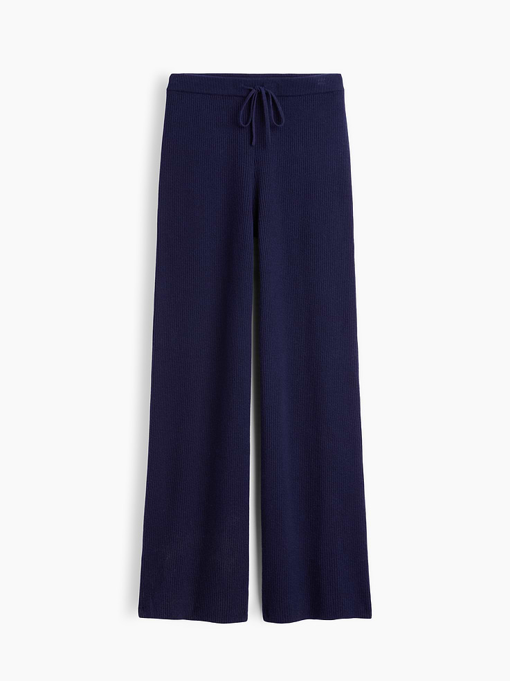 Image 5 of 5, CashSoft Relaxed Ribbed Sweater Pants