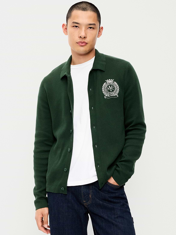 Long-Sleeve Sweater Shirt