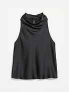 Image 2 de 2, Camisole à col cagoule en satin