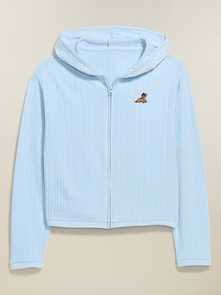 Image 4 of 6, Old Navy x Disney Bambi Jacquard-Knit Full-Zip Hoodie for Women