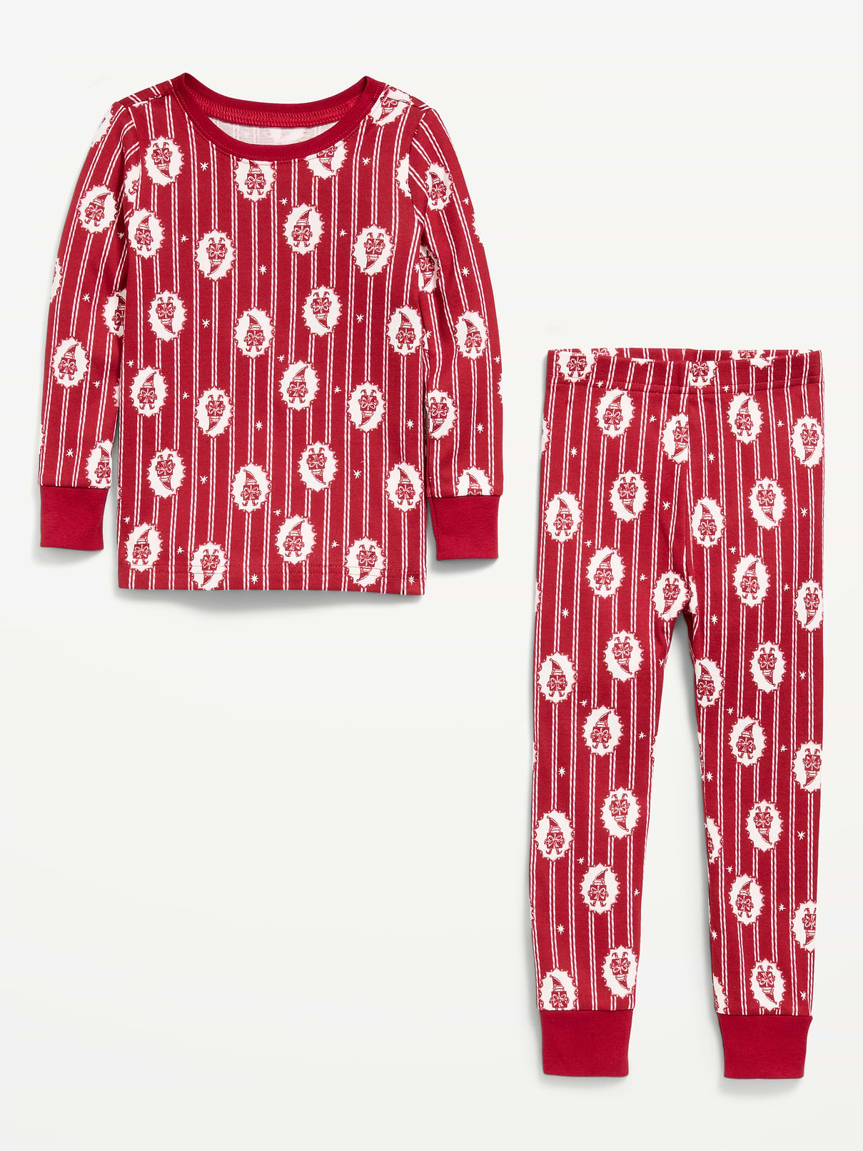 Image 2 of 2, Printed Snug-Fit 100% Cotton Pajama Set for Toddler & Baby