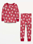 Image 2 of 2, Printed Snug-Fit 100% Cotton Pajama Set for Toddler & Baby