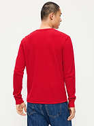 Image 2 of 3, Logo Graphic Crew-Neck Waffle T-Shirt