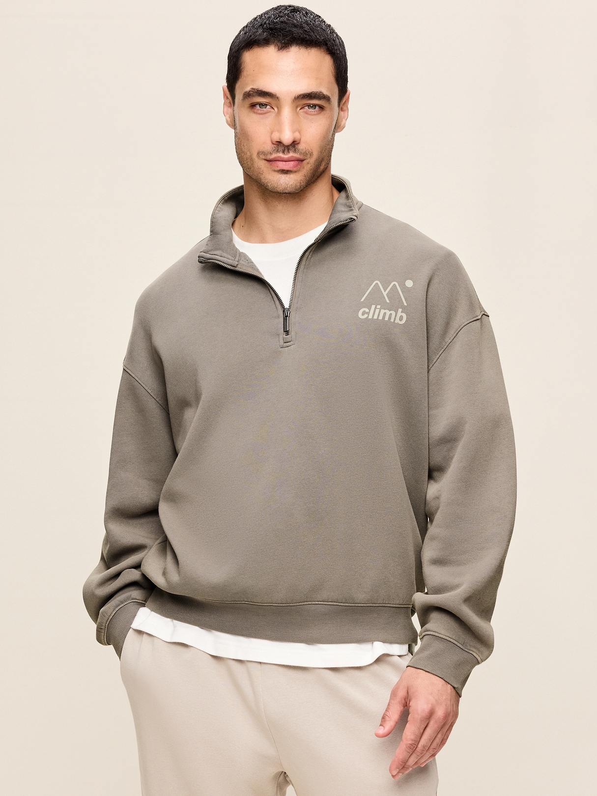 Lived-In Pro Quarter Zip | Old Navy