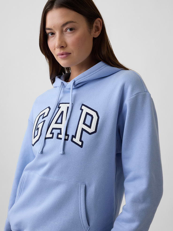 Image 4 of 5, Relaxed Gap Logo Hoodie