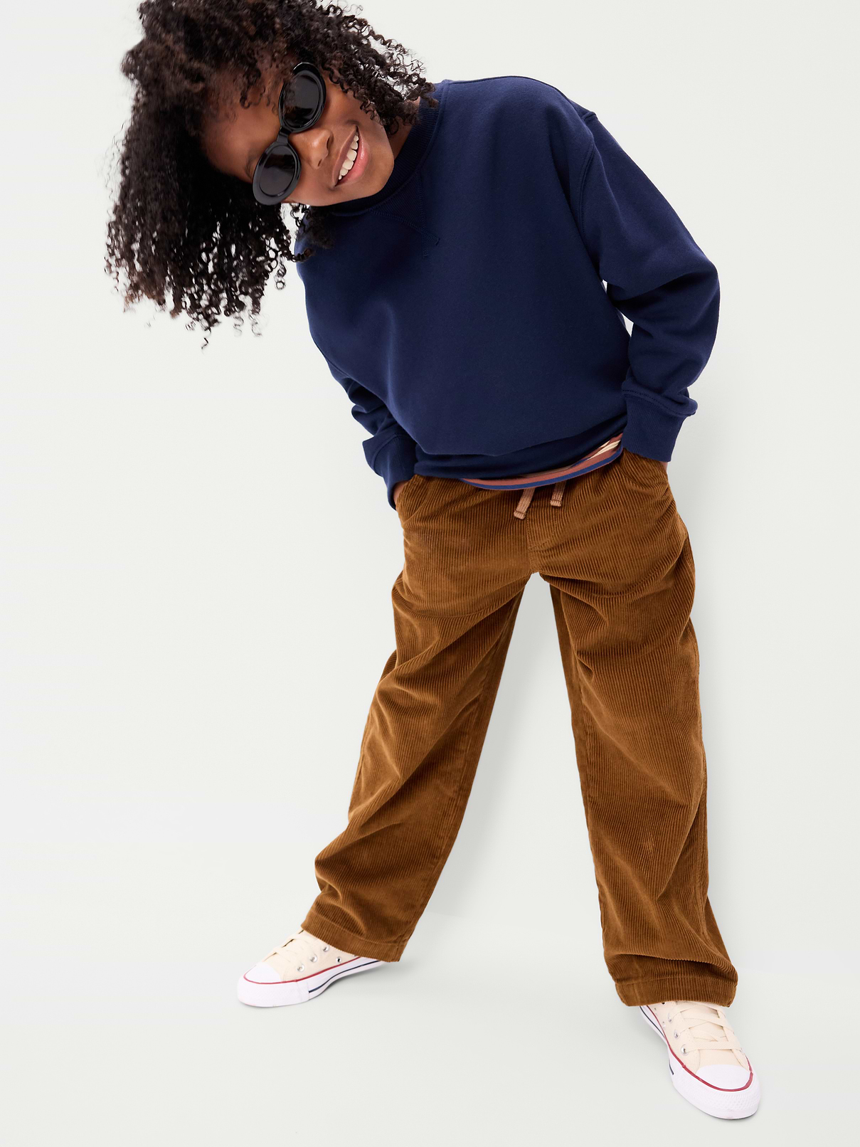 Image 3 of 4, Pull-On Baggy Corduroy Pants for Boys