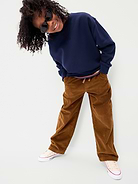 Image 3 of 4, Pull-On Baggy Corduroy Pants for Boys