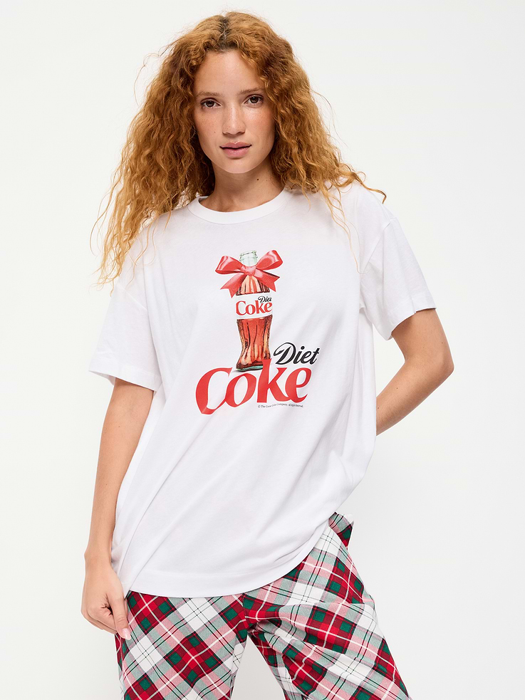 Image 3 of 9, Diet Coke® Oversized Tunic T-Shirt