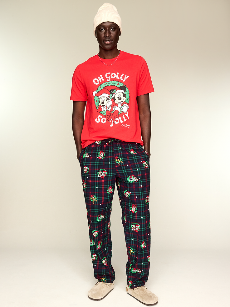 Image 2 of 5, Old Navy x Disney Flannel Pajama Pants for Men, All-Access Cardmember