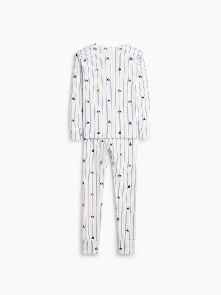 Image 6 de 6, Pyjama en coton biologique brossé pour Enfant et Bébé