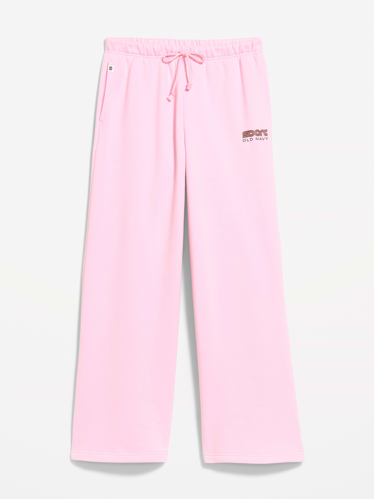 Image 1 of 2, elastic drawstring waist, on-seam pockets, pull-on style, Product #903693