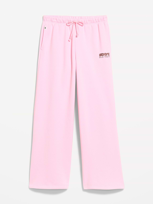 High-Waisted Baseline Fleece Wide-Leg Sweatpants