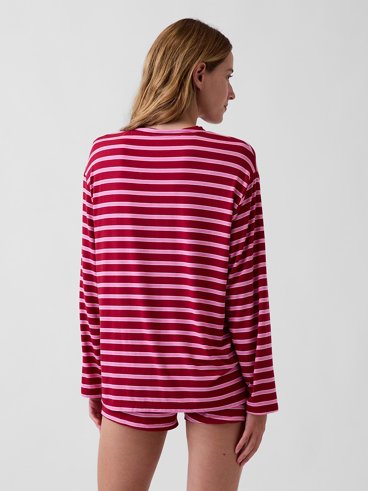 Image 2 of 4, SoftMade Modal Oversized PJ T-Shirt