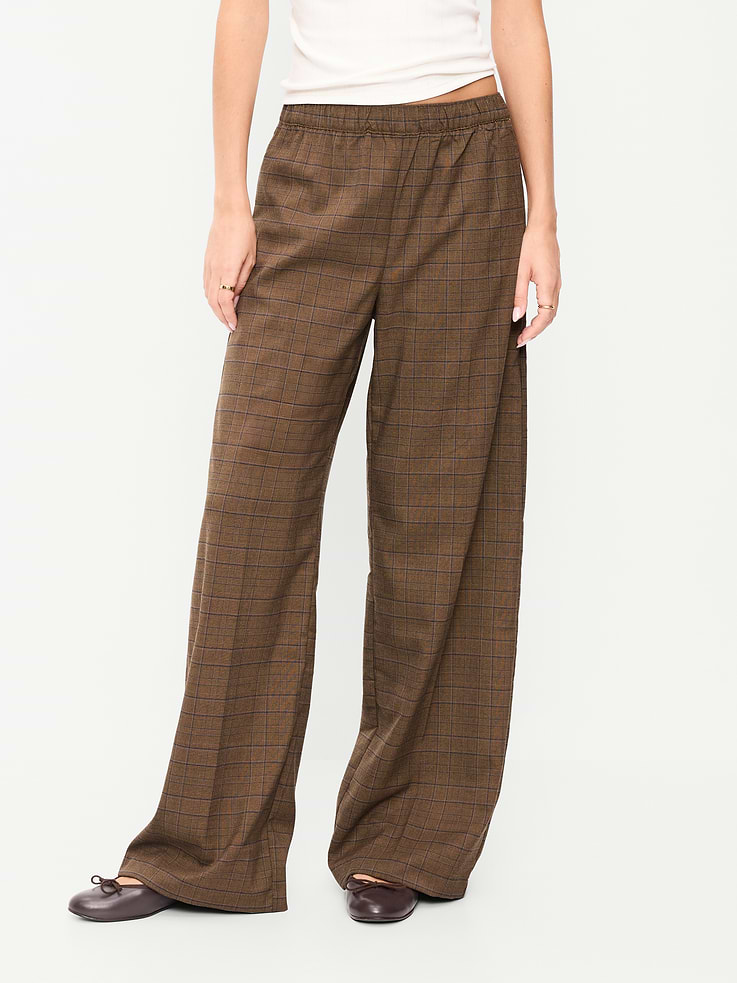 Image 2 of 9, High-Waisted Wide-Leg Trouser