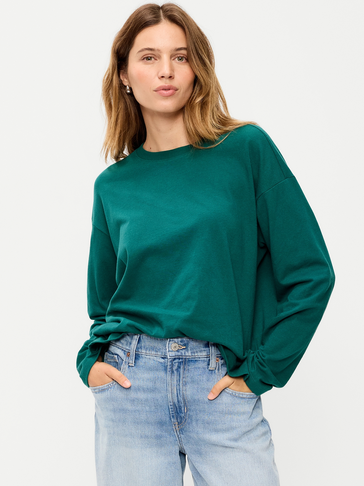 Vintage Long-Sleeve Crew-Neck T-Shirt | Old Navy