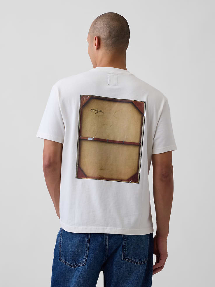 Image 2 of 10, Gap | Litchenstein | Whitney | Girl in Window Graphic T-Shirt