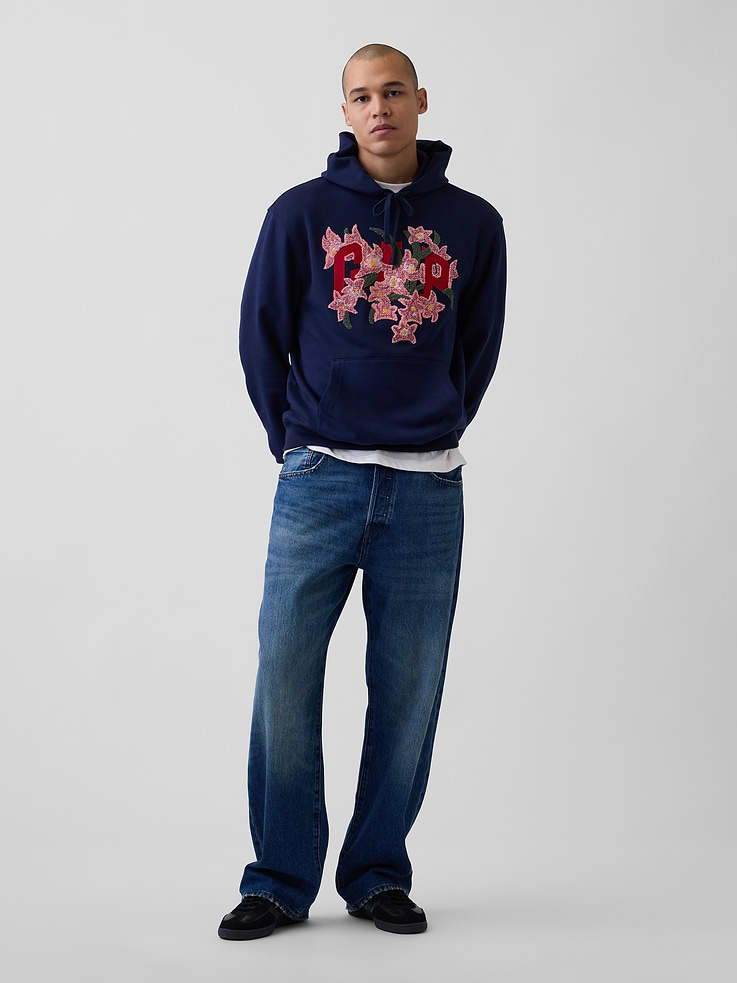 Image 2 of 7, Adult Heavyweight Logo Hoodie by  AO YES