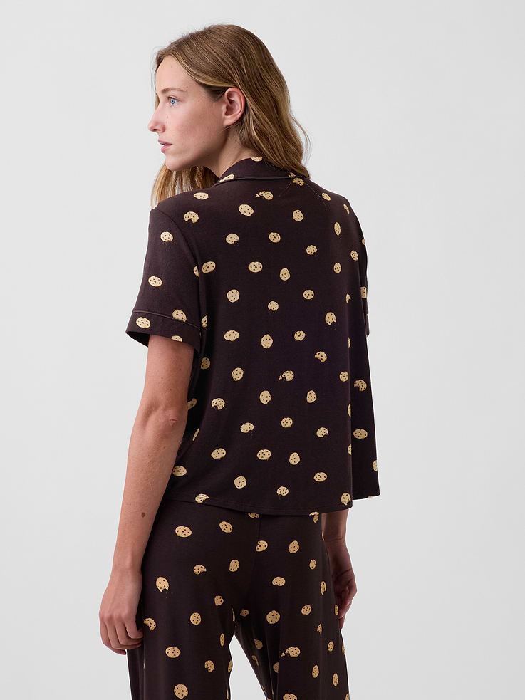 Image 2 of 4, SoftMade Modal PJ Top