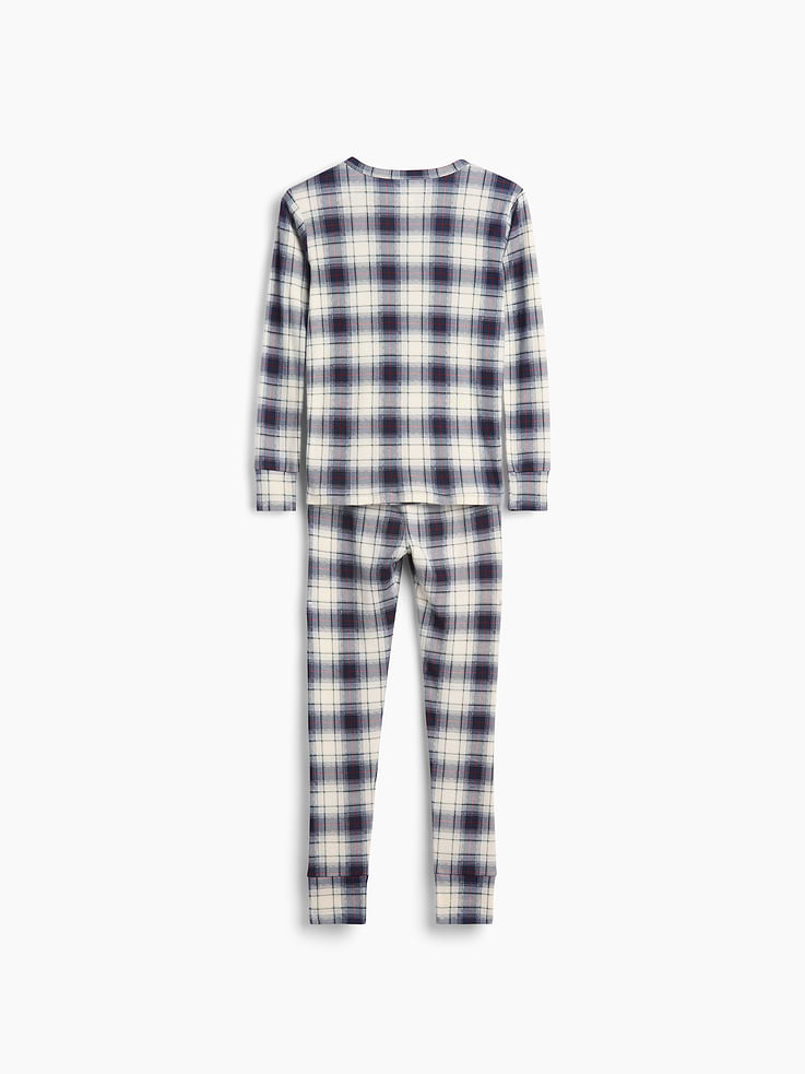 Image 7 of 7, Kids & Baby Organic Brushed Cotton Plaid PJ Set