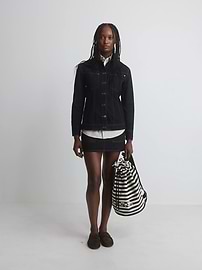 Image 4 of 5, Gap × A.P.C. Logo Bucket Bag, View product video