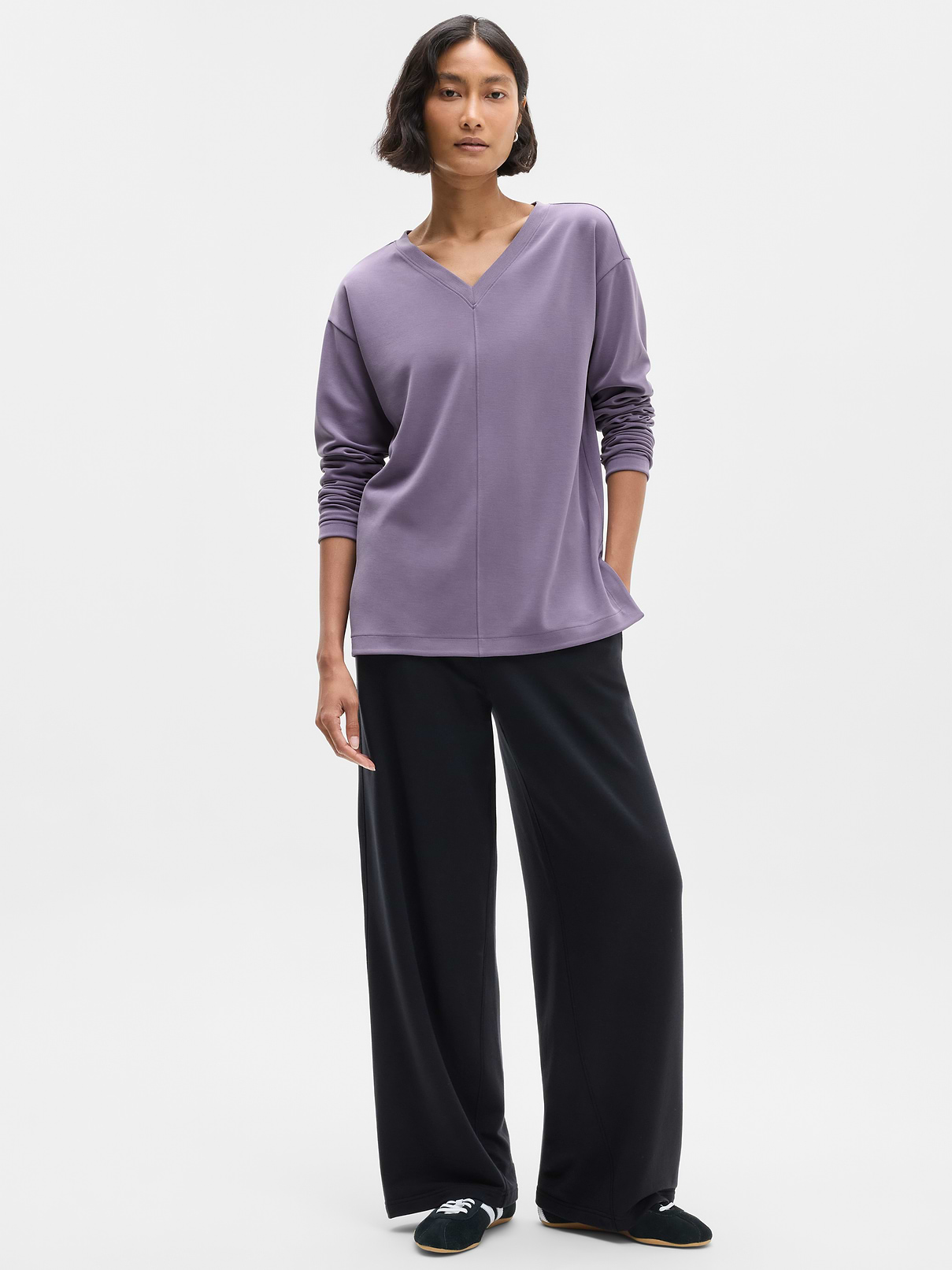 Image 2 of 3, Seasoft V-Neck Sweatshirt