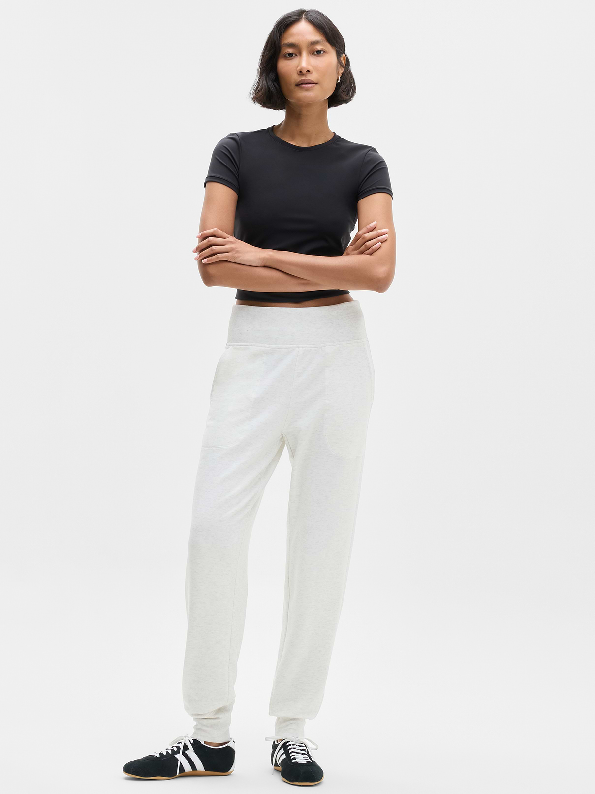 Image 1 of 3, FOR: Restoration and rejuvenation, FEEL: Super-soft Brushed Nirvana is extra cozy, FAVE: A wide, ribbed waistband provides support and comfort, Easy-access pockets to stash your essentials, Product #658312