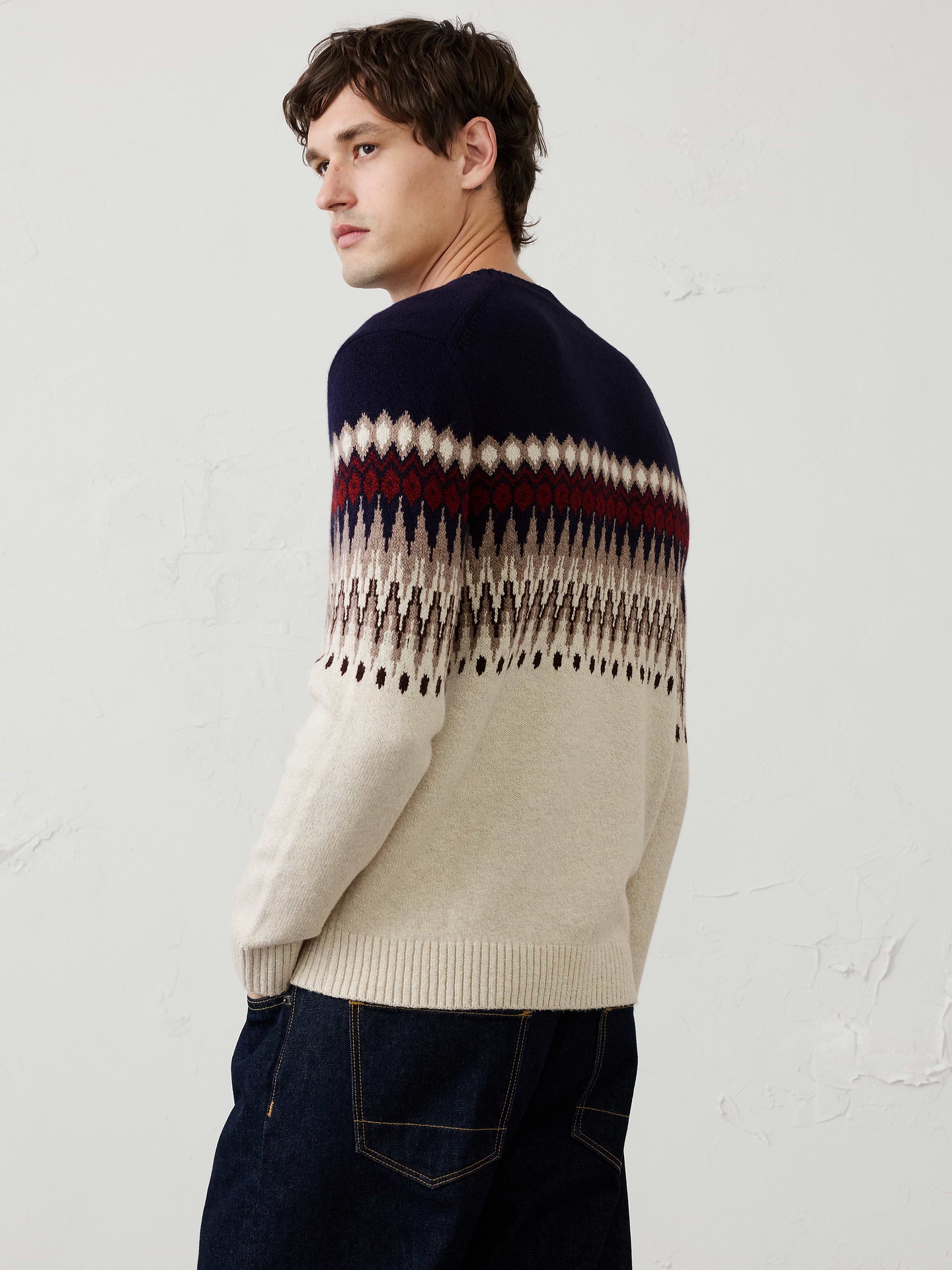 Image 2 of 7, Fair Isle Sweater