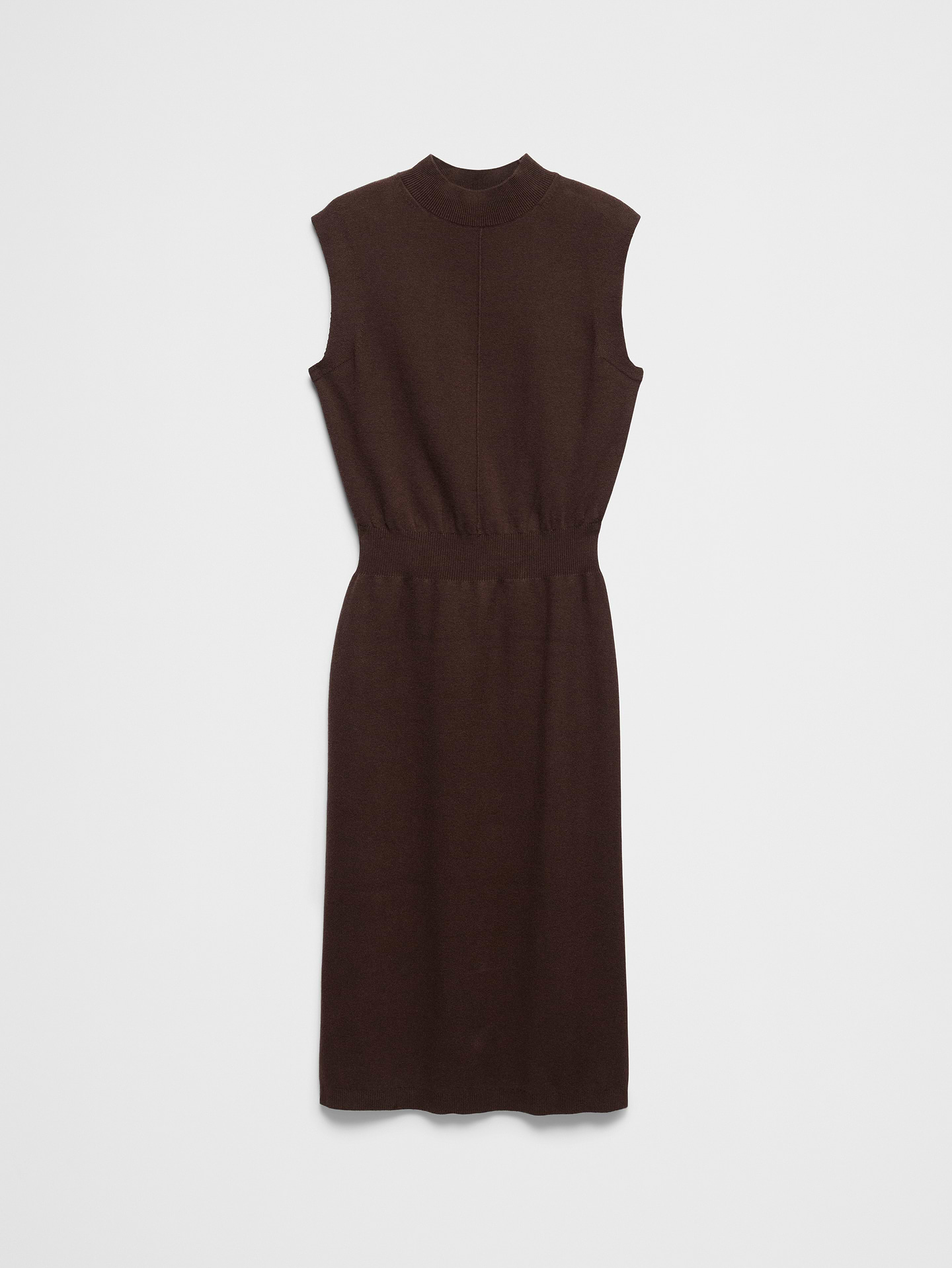 Image 4 de 4, Robe-chandail mi-longue blousante à col cheminée
