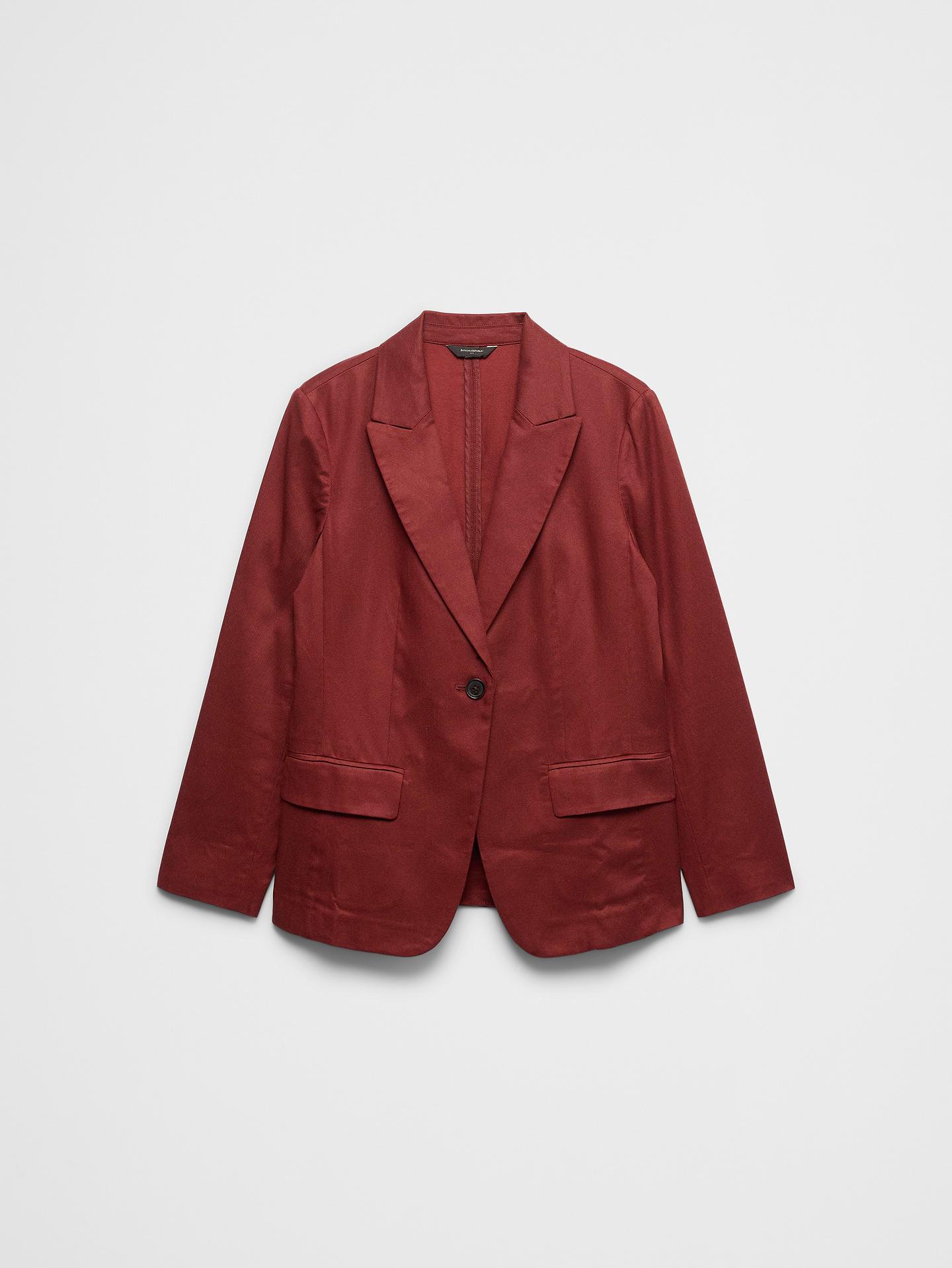 Image 4 of 4, Drapey Tencel Blazer