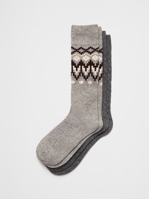 Mens Cozy Gifting Socks (2 Pack)