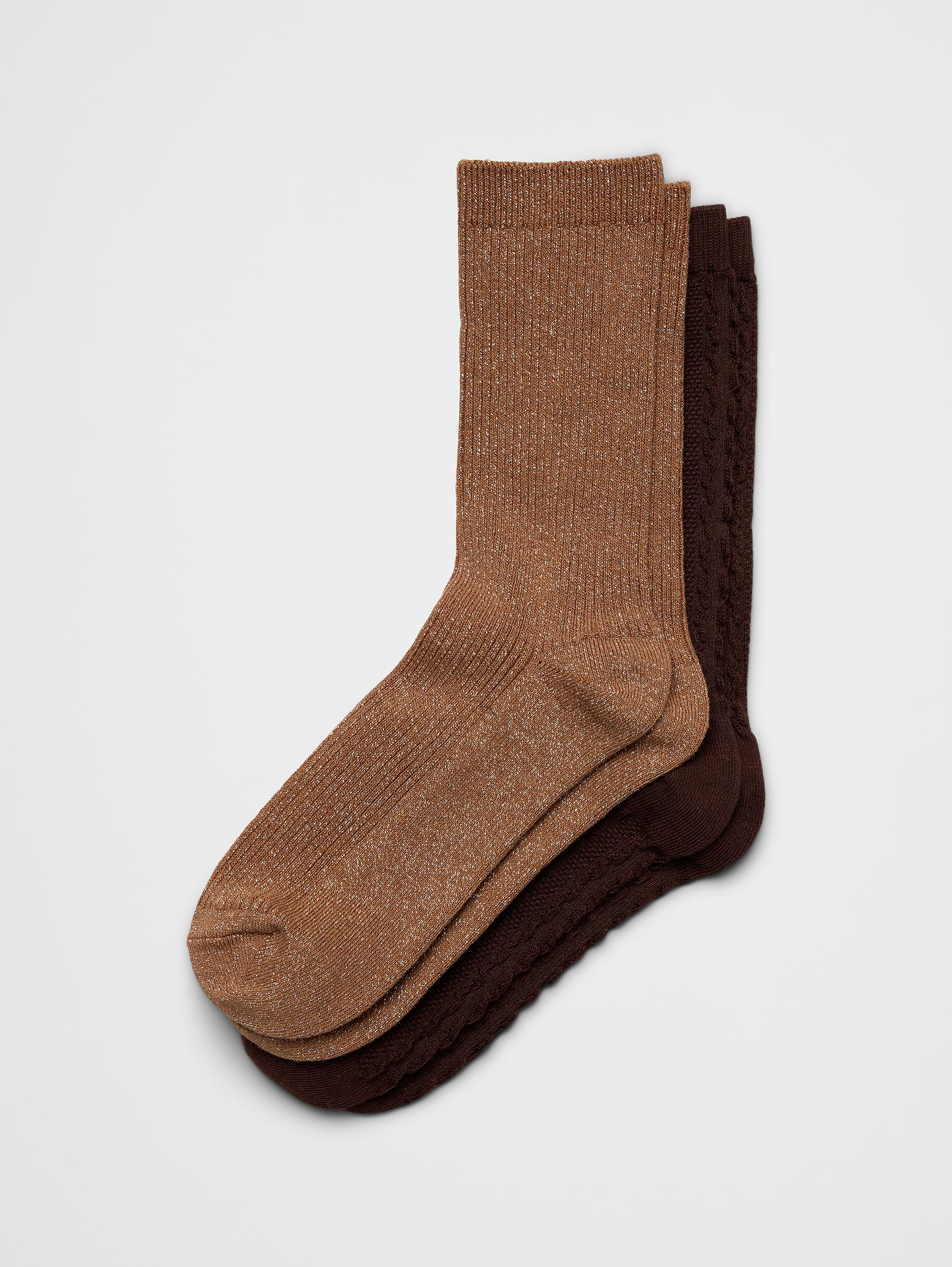 Image 1 of 1, A soft breathable sock with rib-knit openings and angled toe seams for a better, more comfortable fit., Made exclusively for Banana Republic Factory., Product #1180941