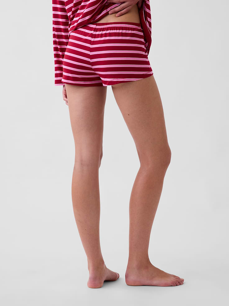 Image 4 of 6, SoftMade Modal PJ Shorts