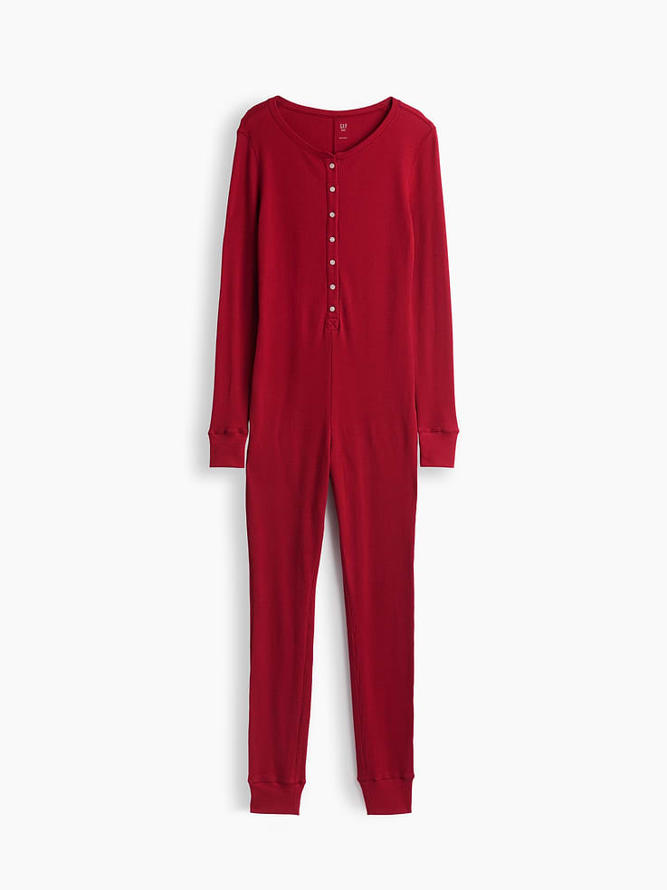 Image 5 de 5, Pyjama une-pièce en tissu gaufré