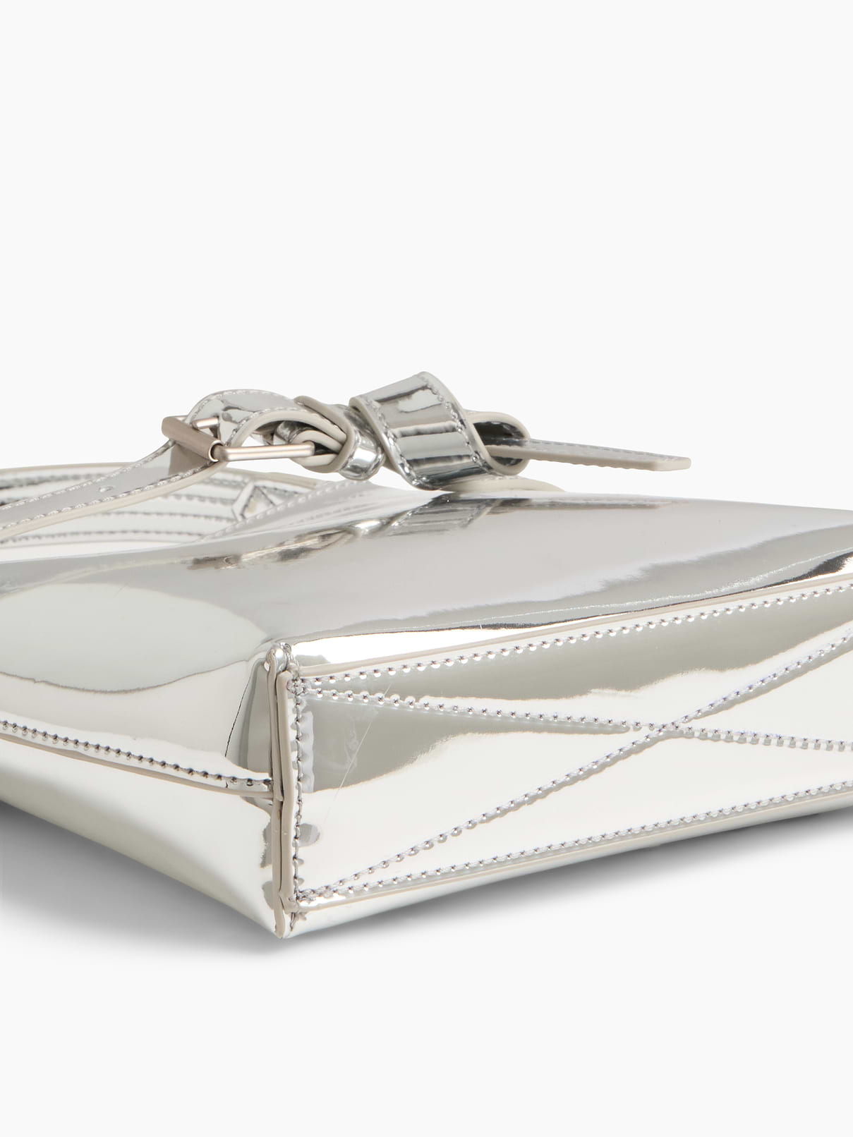 Image 5 of 7, Small Metallic Shoulder Bag