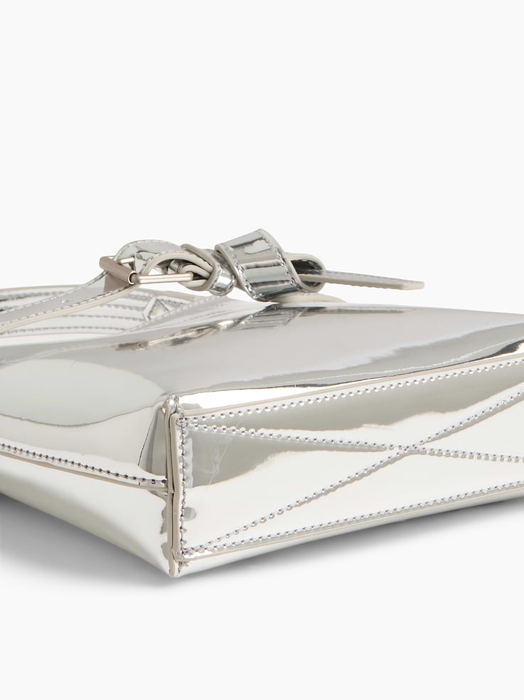 Image 5 of 7, Small Metallic Shoulder Bag