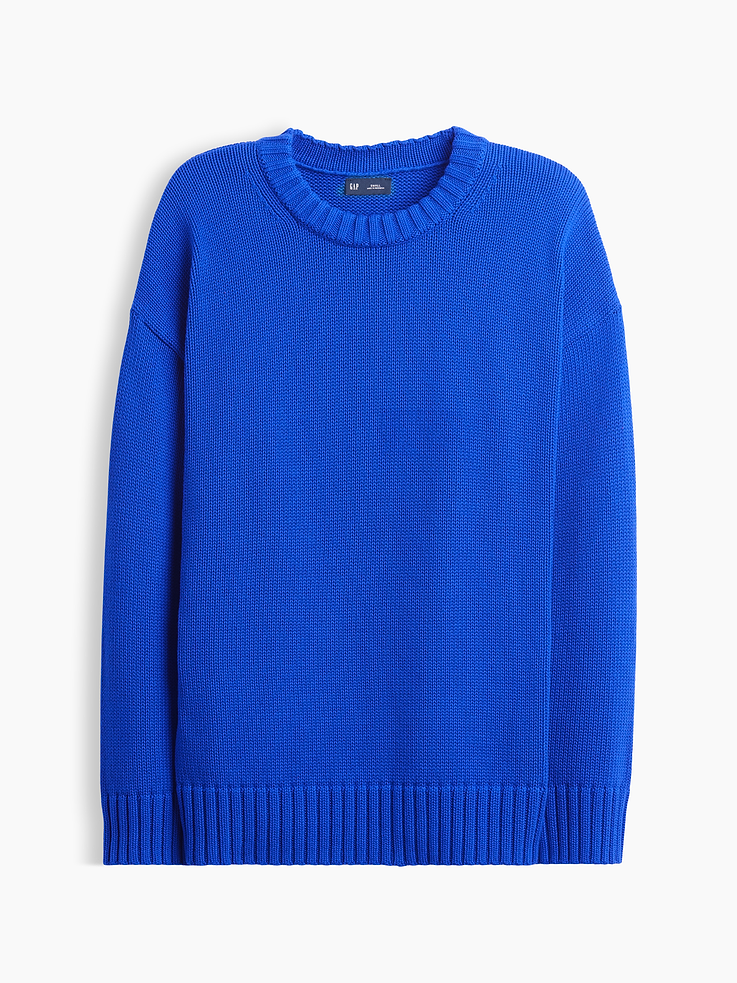 Image 6 of 6, 100% Cotton Oversized Sweater