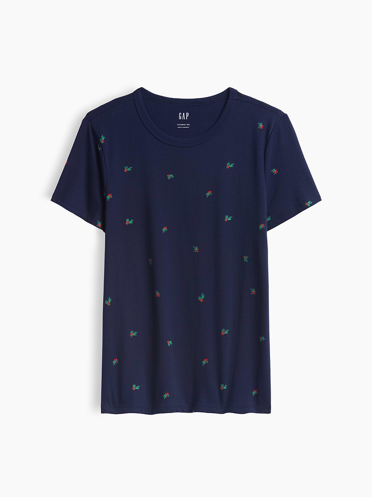 Image 5 of 5, Favorite Crewneck Graphic T-Shirt