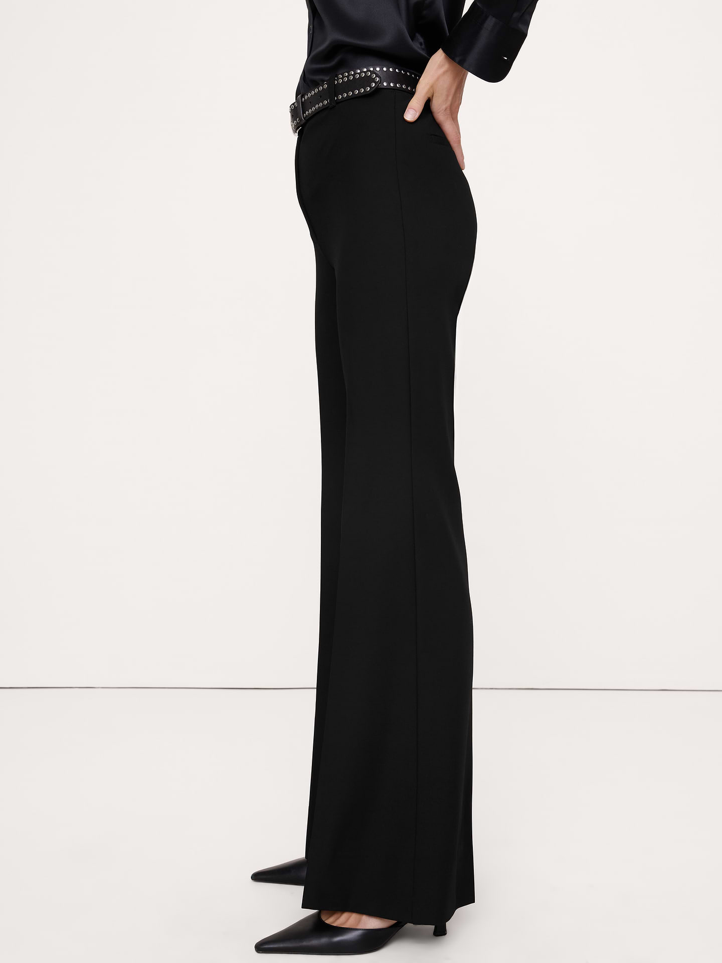Image 3 of 8, High-Rise Modern Flare City Stretch Pant