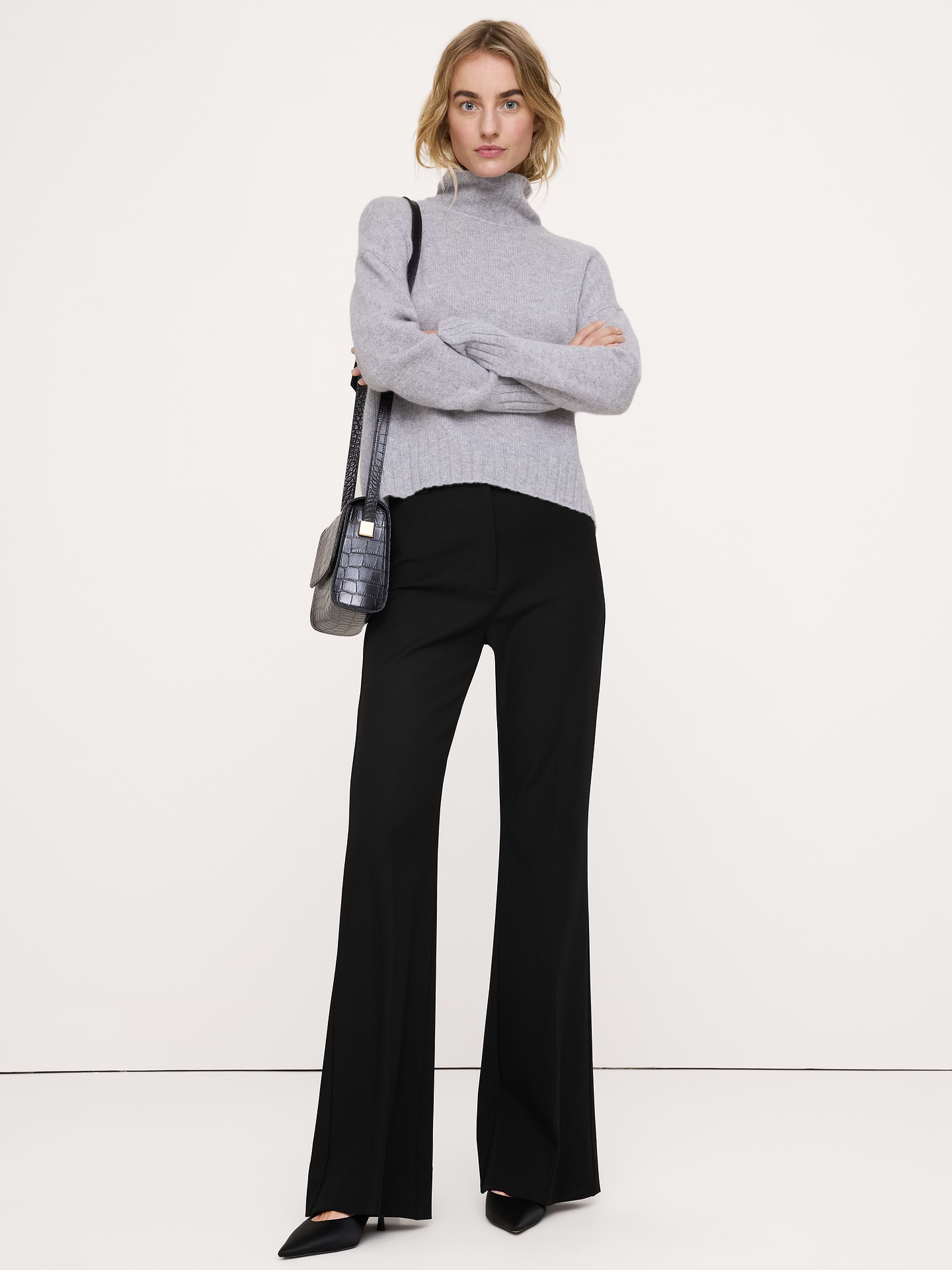 Image 5 of 8, High-Rise Modern Flare City Stretch Pant