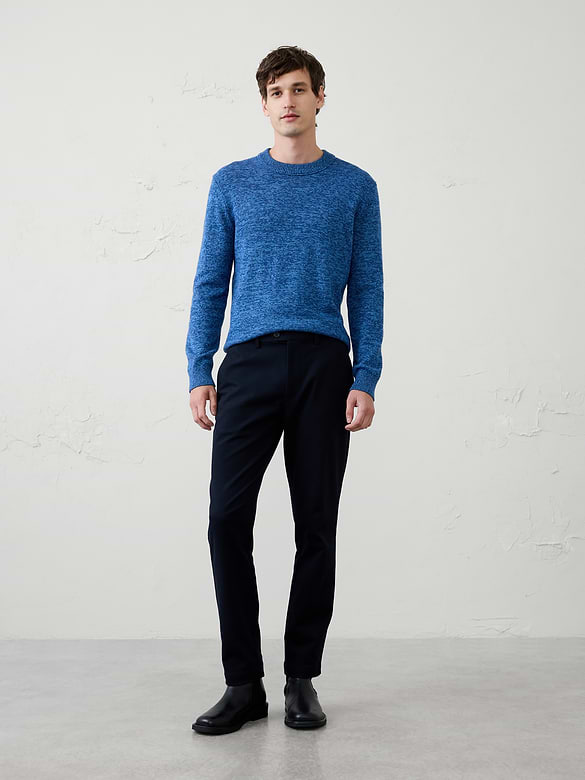 Slim-Fit Soft Brushed Pant