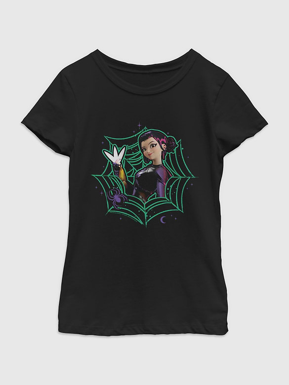 KPop Demon Hunters Zoey Web Girls Graphic TShirt
