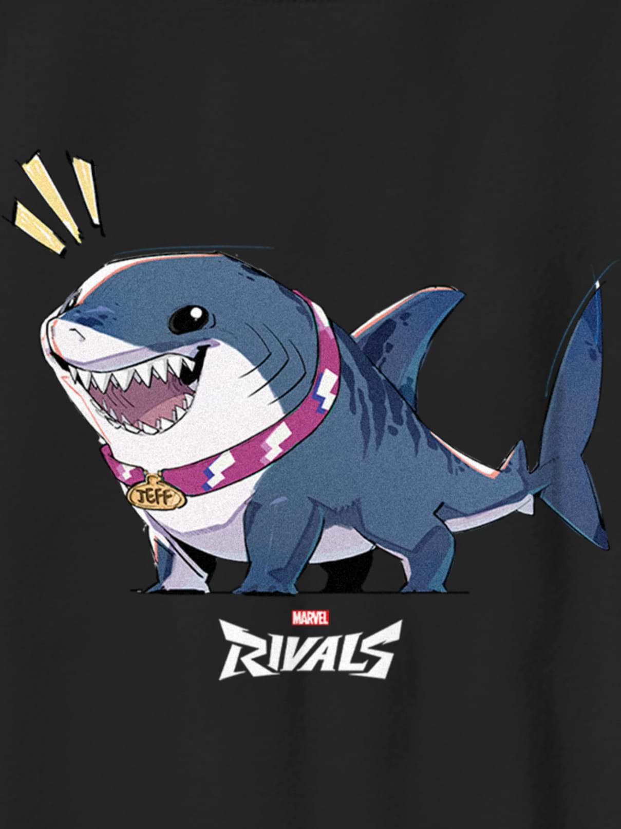 Image 2 of 4, Marvel Rivals Jeff Speaks Graphic T-Shirt for Kids