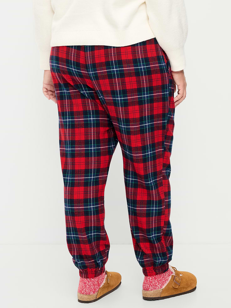 Image 8 of 8, Flannel Pajama Joggers for Women